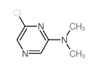 N-(6-氯-2-吡嗪)-N,N-二甲胺结构式