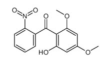 (2-hydroxy-4,6-dimethoxyphenyl)-(2-nitrophenyl)methanone Structure