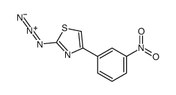 2-azido-4-(3-nitrophenyl)-1,3-thiazole Structure