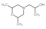 4-Morpholineethanol, a,2,6-trimethyl-结构式