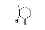 (2S,3R)-2-chloro-3-methylcyclohexan-1-one结构式