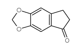6,7-二氢-5H-茚并[5,6-d][1,3]二氧杂环戊烯-5-酮结构式