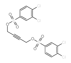 2-Butyne-1,4-diol, bis (3,4-dichlorobenzenesulfonate) Structure
