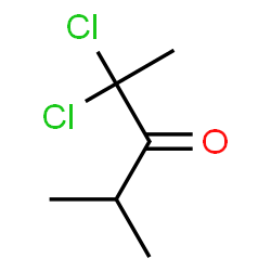 3-Pentanone,2,2-dichloro-4-methyl-结构式