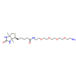 Biotin-PEG4-amine结构式