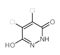 3(2H)-Pyridazinone,4,5-dichloro-6-hydroxy- Structure