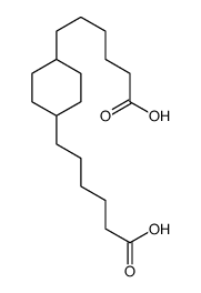 6-[4-(5-carboxypentyl)cyclohexyl]hexanoic acid结构式