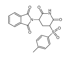 2-(2,6-dioxo-5-tosylpiperidin-3-yl)isoindoline-1,3-dione Structure