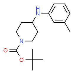1-BOC-4-[(3-METHYLPHENYL)AMINO]-PIPERIDINE Structure
