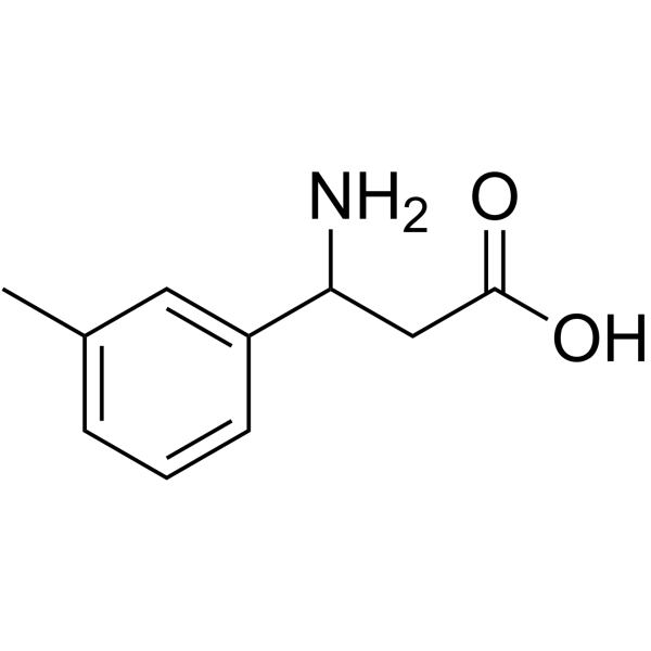 间甲基-β-苯丙氨酸结构式