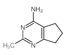 5H-Cyclopentapyrimidin-4-amine,6,7-dihydro-2-methyl- (9CI) structure