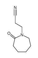3-(2-oxoazepan-1-yl)propanenitrile Structure