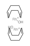 二聚合羟基(1,5-环辛二烯)铑(I)结构式