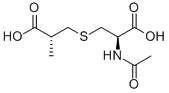 N-acetyl-S-(2-carboxypropyl)cysteine结构式