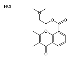 2-dimethylaminoethyl 2,3-dimethyl-4-oxo-chromene-8-carboxylate hydroch loride structure