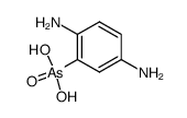(2,5-diamino-phenyl)-arsonic acid Structure