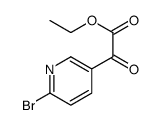 ethyl 2-(6-bromopyridin-3-yl)-2-oxoacetate Structure