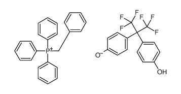 六氟双酚 A 苄基三苯基鏻盐结构式
