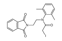 N-(2-phthalimidoethyl)-2-iodoaceto-2',6'-xylidide Structure