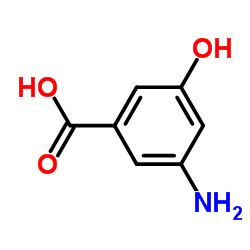 3-氨基-5-羟基苯甲酸结构式
