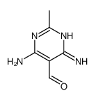 5-Pyrimidinecarboxaldehyde,4,6-diamino-2-methyl-结构式