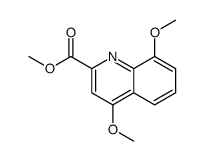 methyl 4,8-dimethoxyquinoline-2-carboxylate结构式