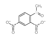 1-methylsulfinyl-2,4-dinitro-benzene Structure