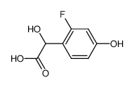 2-fluoro 4-hydroxy mandelic acid Structure
