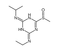 4-N-ethyl-6-methylsulfinyl-2-N-propan-2-yl-1,3,5-triazine-2,4-diamine Structure
