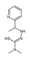 1,1-dimethyl-3-(1-pyridin-2-ylethylamino)thiourea结构式