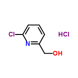2-氯-6-羟甲基吡啶盐酸盐结构式