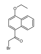 2-bromo-1-(4-ethoxynaphthalen-1-yl)ethanone Structure