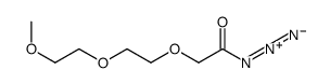 2-[2-(2-methoxyethoxy)ethoxy]acetyl azide Structure
