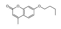 7-butoxy-4-methylchromen-2-one结构式