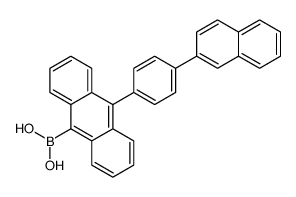 10-[4-(2-naphthalenyl)phenyl]-9-anthracenyl]-Boronic acid Structure
