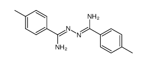 bis-(α-amino-4-methyl-benzylidene)-hydrazine结构式
