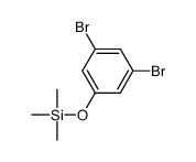 (3,5-Dibromophenoxy)(trimethyl)silane结构式