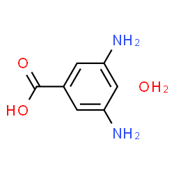 Benzoic acid,3,5-diamino-,monohydrate (6CI) structure