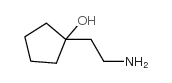1-(2-氨基乙基)环戊醇结构式