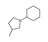 1-cyclohexyl-3-methylpyrrolidine结构式