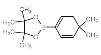 2-(4,4-Dimethylcyclohexa-1,5-dien-1-yl)-4,4,5,5-tetramethyl-1,3,2-dioxaborolane Structure