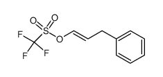 trifluoromethanesulfonic acid 3-phenylpropenyl ester Structure