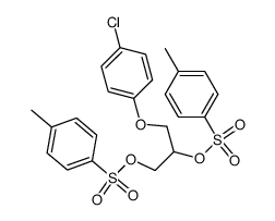 3-(4-chlorophenoxy)-1,2-propanediol ditosylate结构式