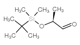 (S)-2-(叔丁基-二甲基-锡氧基)-丙醛结构式