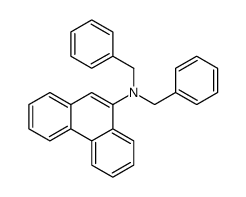 N,N-dibenzylphenanthren-9-amine Structure