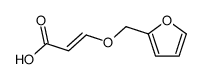 3-(furan-2-ylmethoxy)prop-2-enoic acid结构式