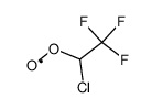 1,1,1-trifluoro-2-chloroethylperoxyl radical Structure
