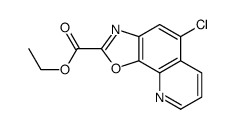 ethyl 5-chloro-[1,3]oxazolo[4,5-h]quinoline-2-carboxylate结构式