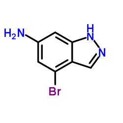 4-溴-1H-吲唑-6-胺结构式