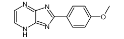 2-(4-methoxyphenyl)-1H-imidazo[4,5-b]pyrazine Structure